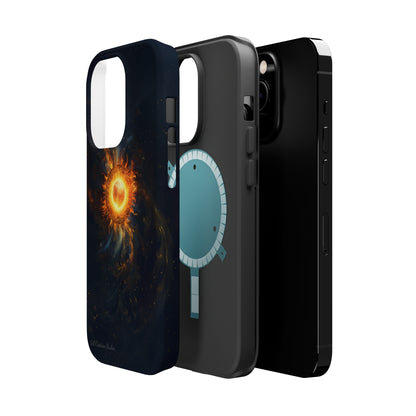 Introducing the "Celestial Sun and Stars" Cell Phone Case – Carry the Cosmos with You -MagSafe Tough Cases