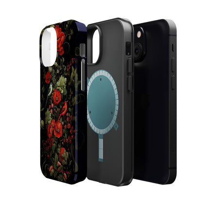 "Floral Serenade Elegance" -MagSafe Tough iPhone Cases