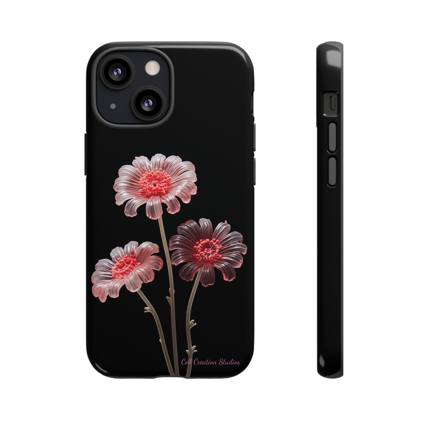 The "Desert Rose Glass Blossom" Phone Case -Tough Cases