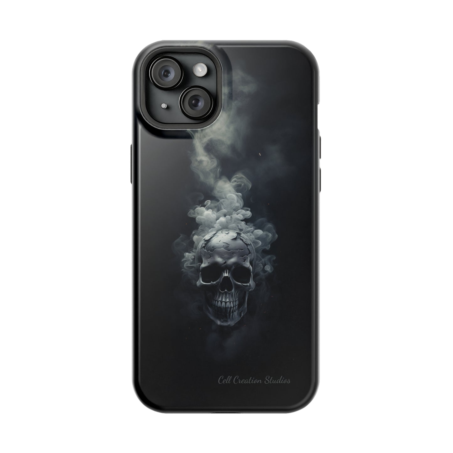 "Ethereal Skull Noir" -MagSafe Tough iPhone Cases