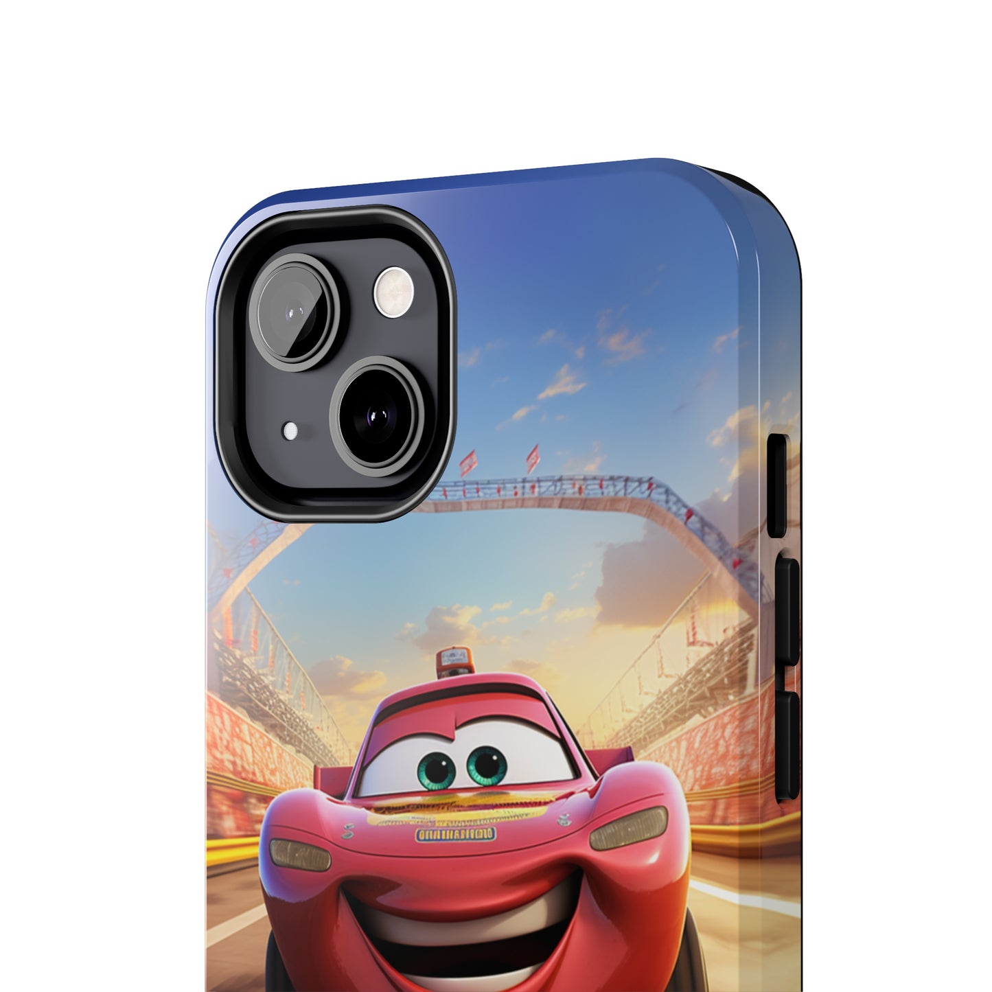 The "Smiling Red Racer" Phone Case -Tough Phone Cases