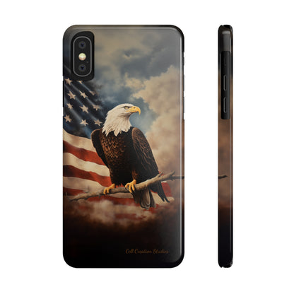 Introducing the "Eagle's Majesty" Cell Phone Case – Soar with American Pride -Slim Phone Cases