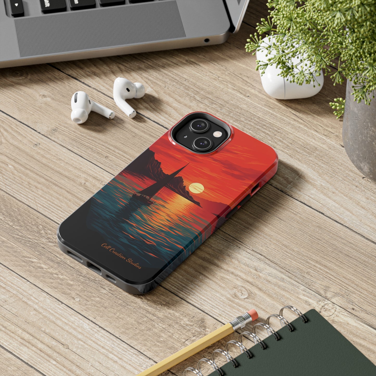 "Serenity at Sunset" -Tough iPhone Cases