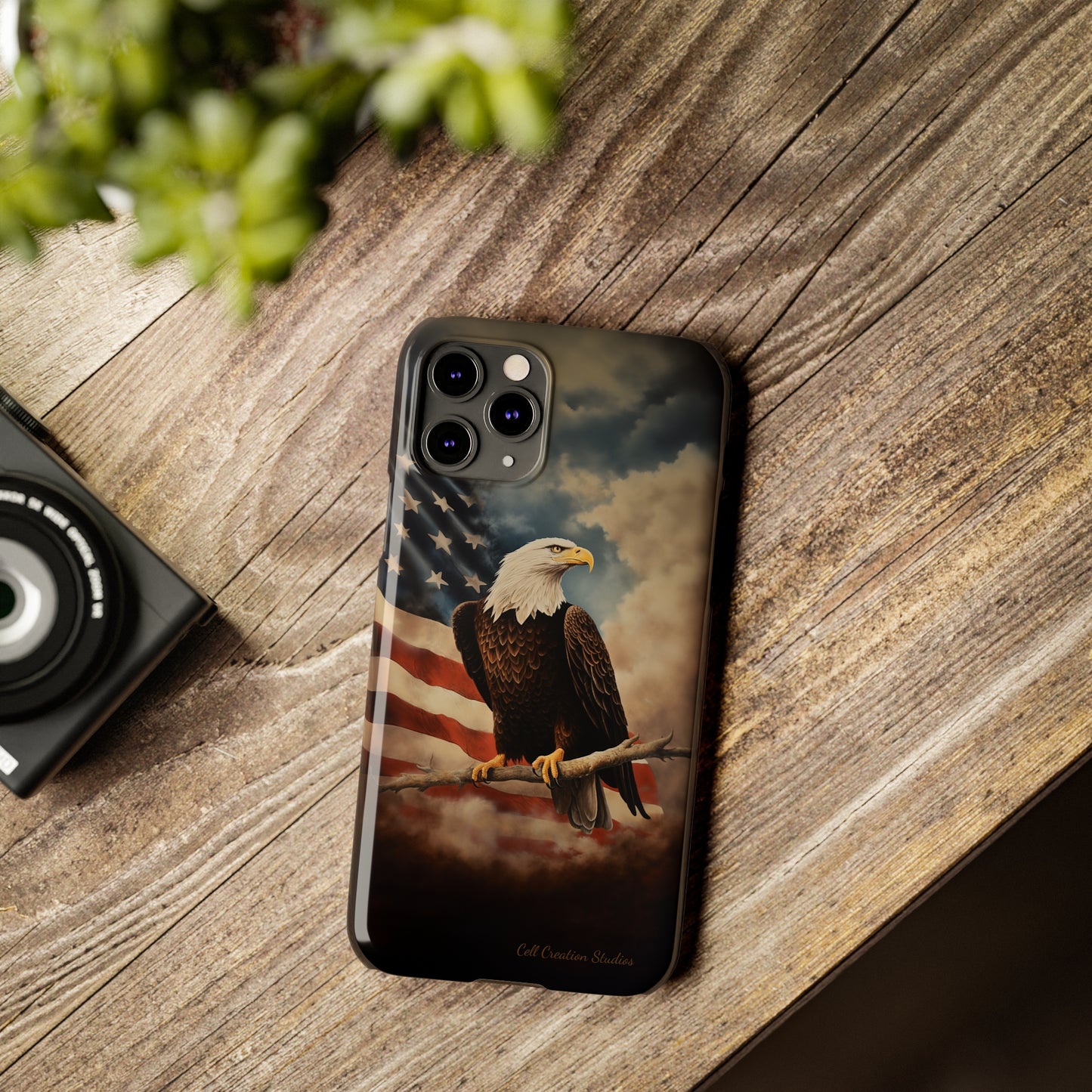 Introducing the "Eagle's Majesty" Cell Phone Case – Soar with American Pride -Slim Phone Cases