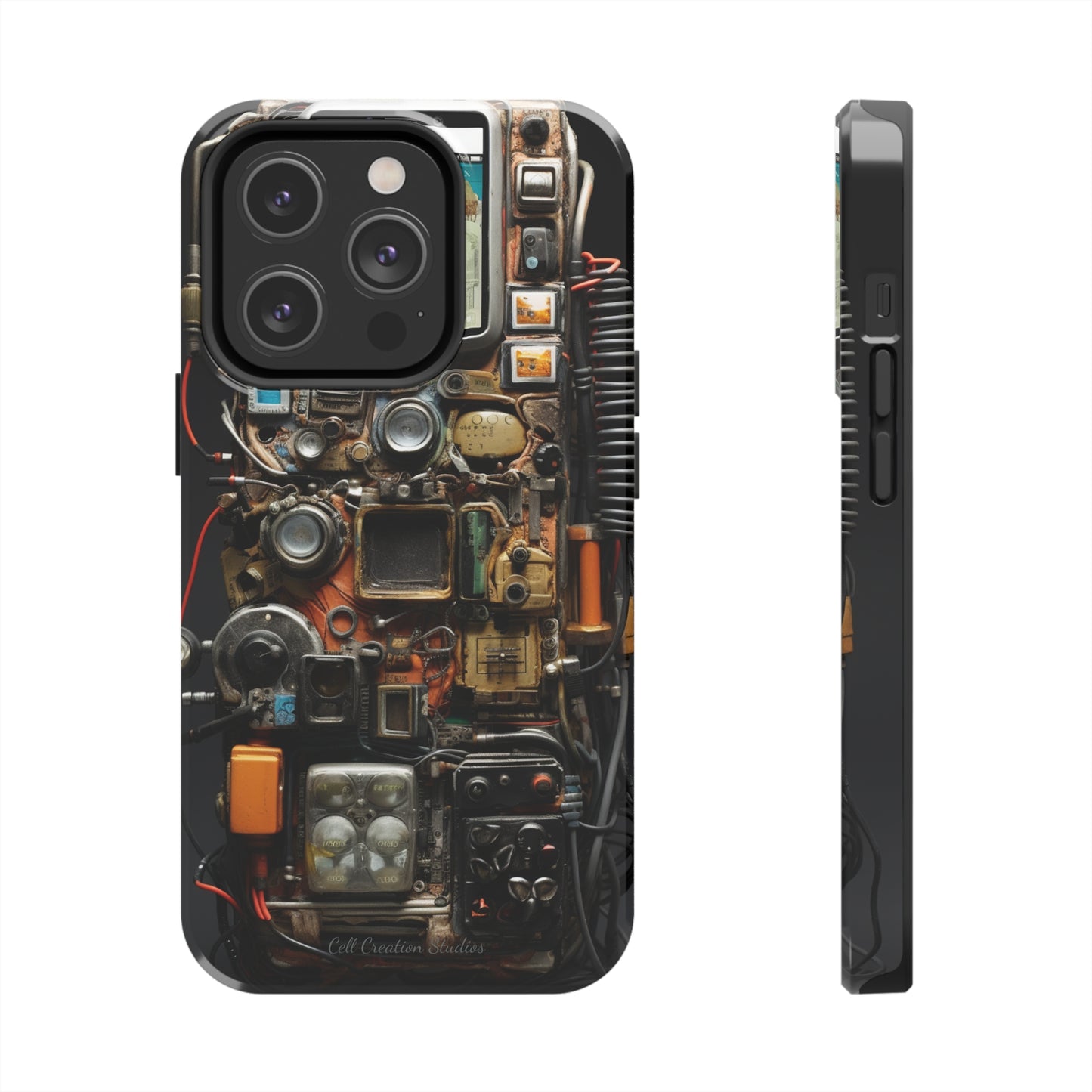 Introducing the "Tech Insight" Cell Phone Case – Explore Inner Workings with Transparent Design -Tough Phone Cases