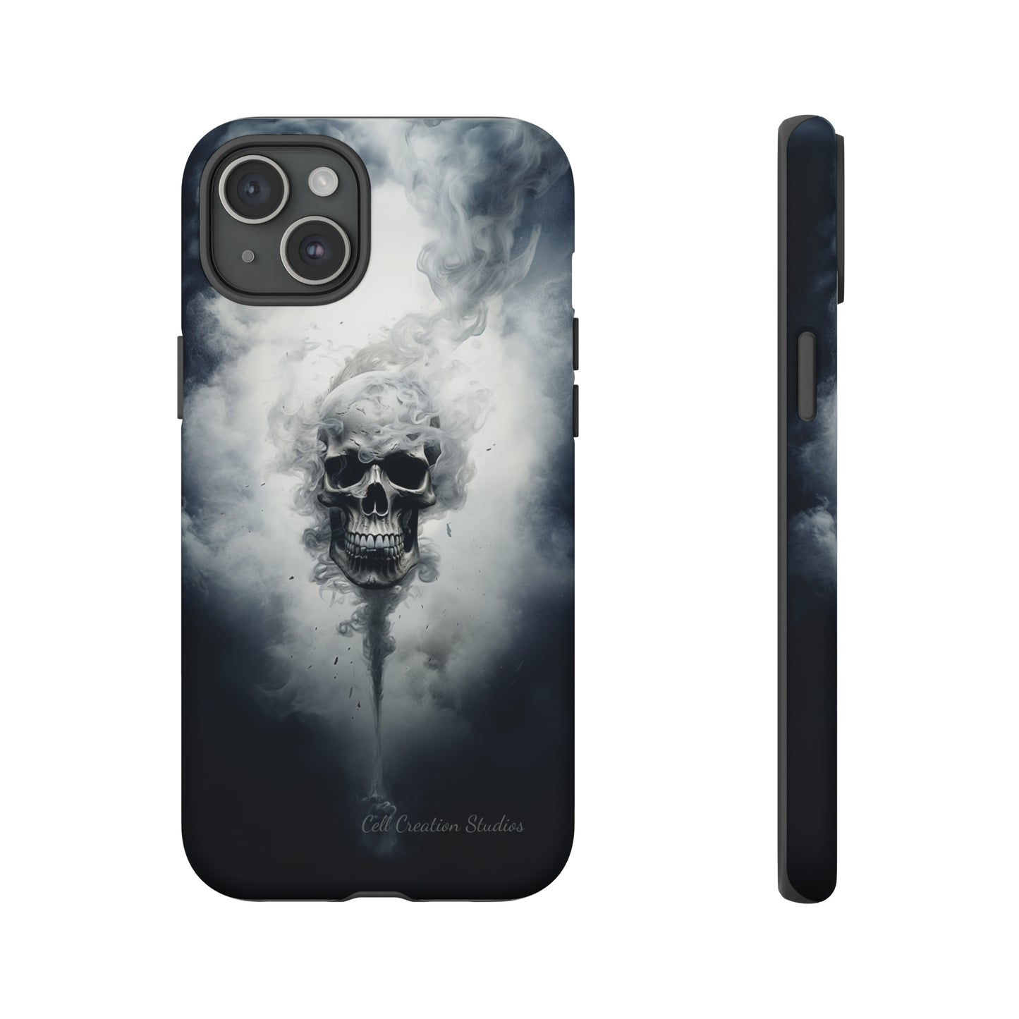 "Mystic Smoke Skull" -Tough iPhone Cases