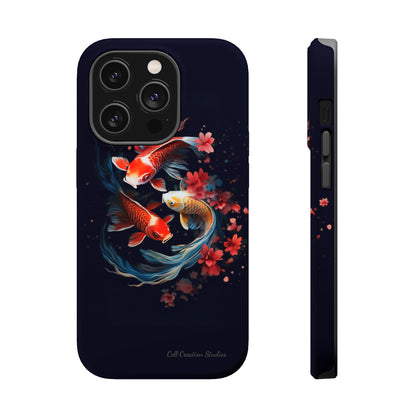 "Captivating Koi Fish" Phone Case -MagSafe Tough Cases