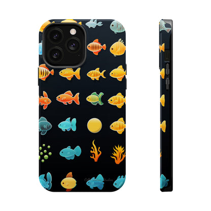 "AquaArt Fish" -MagSafe Tough Phone Cases