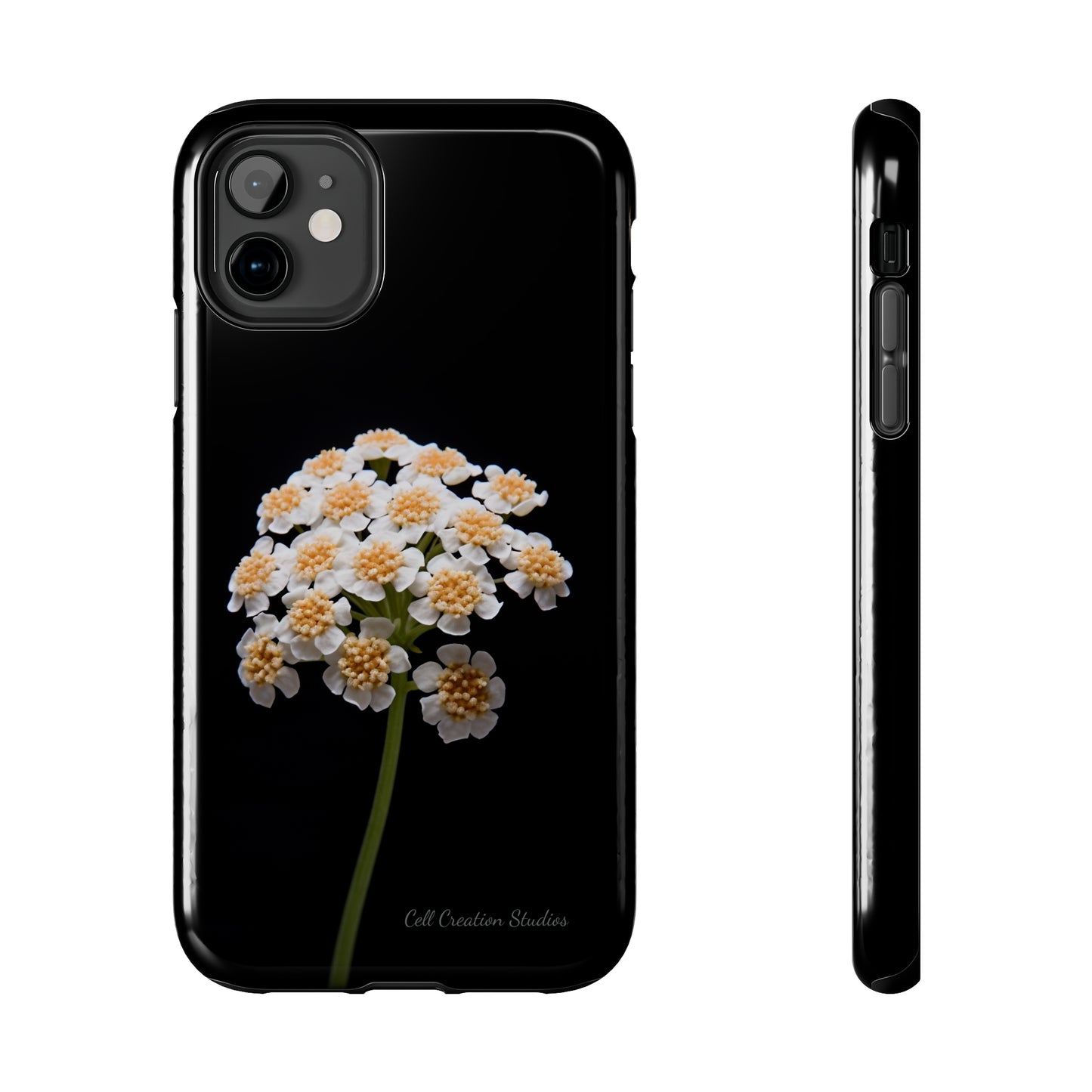 "Elegant Yarrow Bloom" Phone Case -Tough Phone Cases