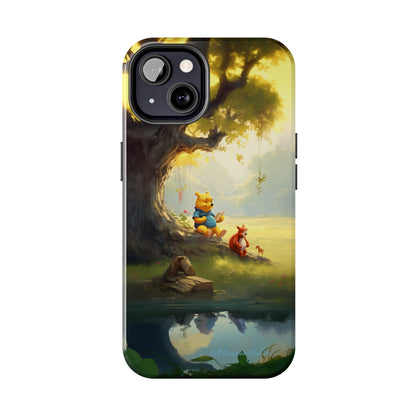 Introducing the "Winnie-The-Pooh Storytime" Cell Phone Case – A Nostalgic Journey with Friends -Tough Phone Cases