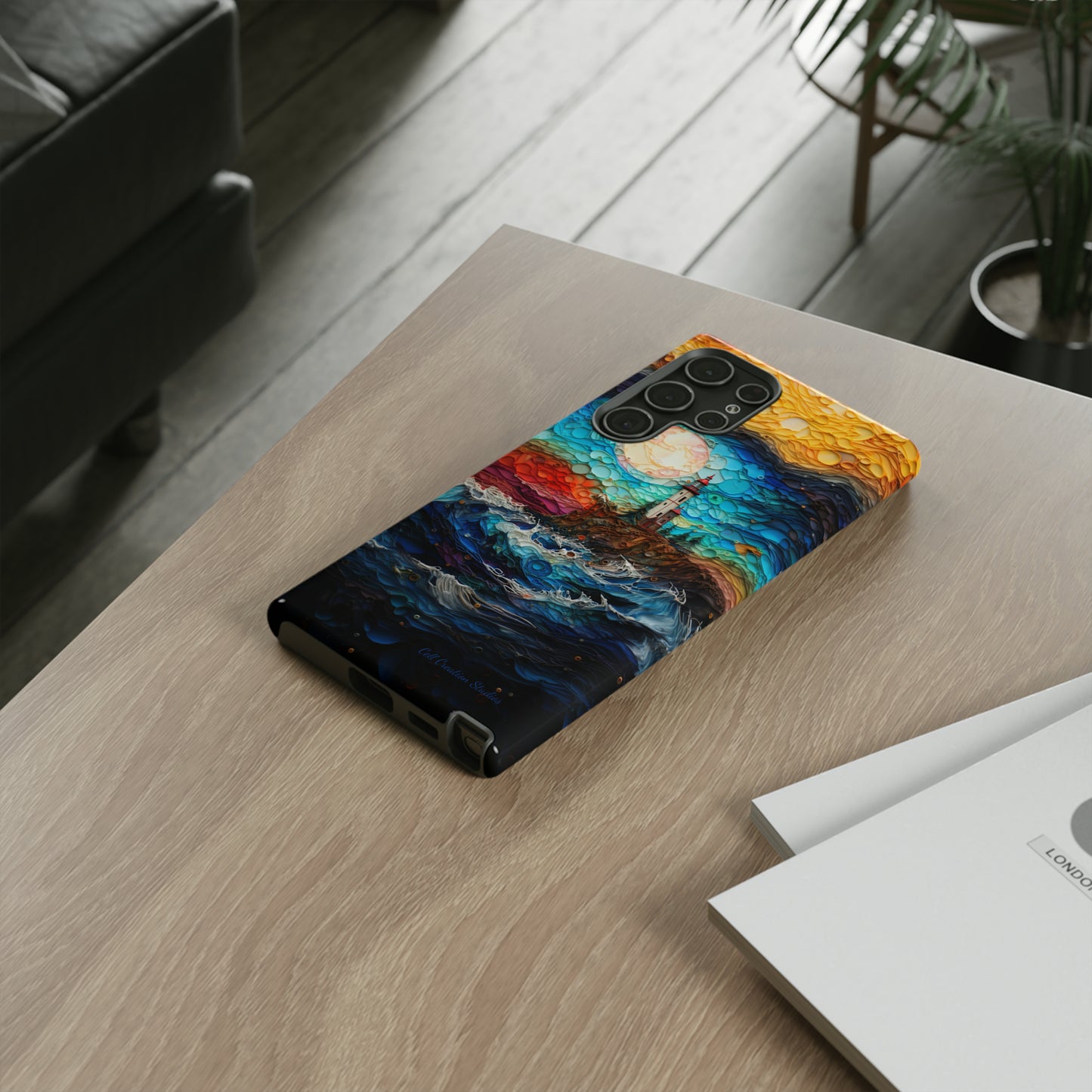 "Coastal Canvas Guardian" -Tough Samsung Phone Cases