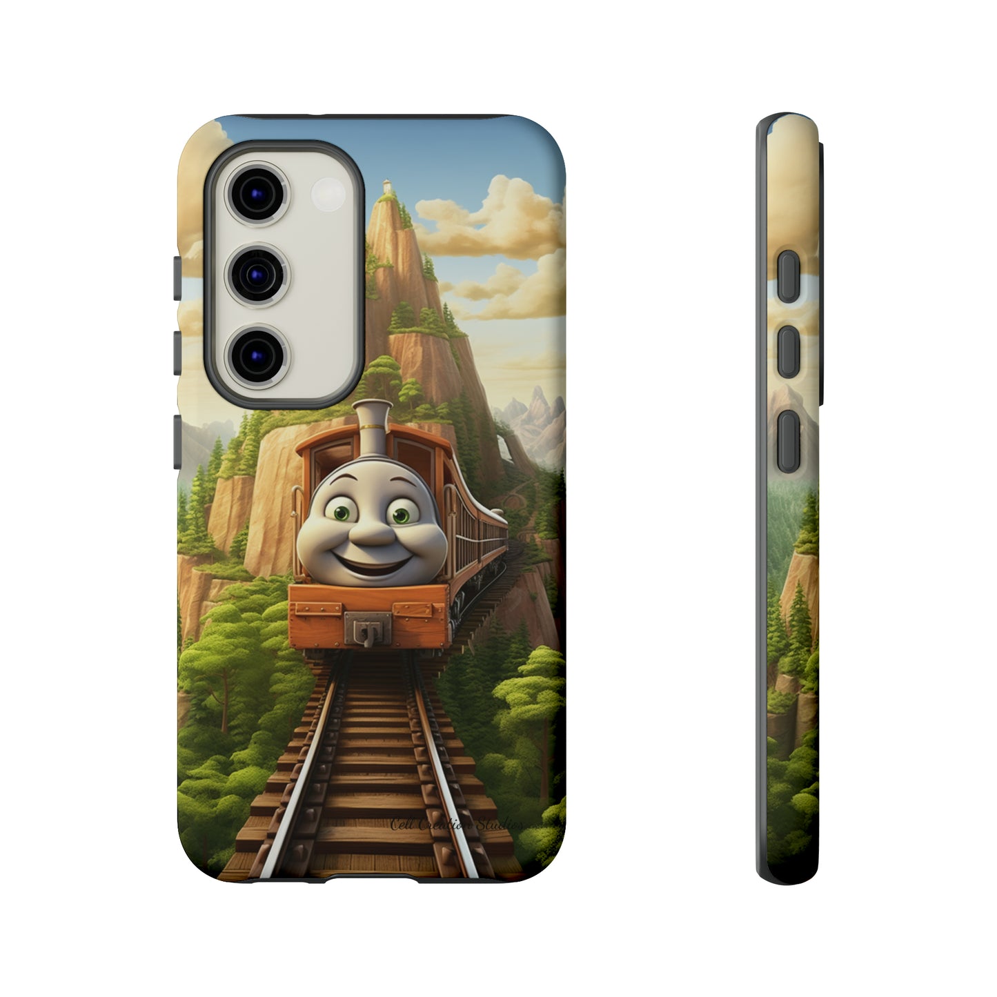 The "Mountain Journey Train" Character Phone Case-Tough Cases