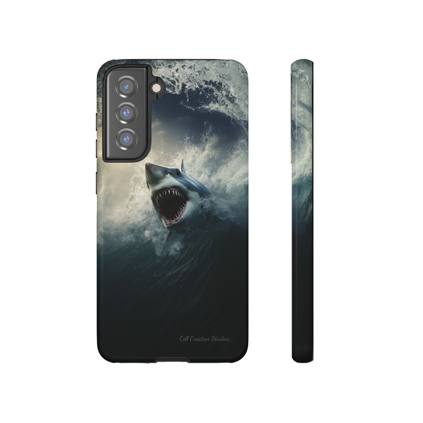 The "Ocean King Great White Shark" Phone Case -Tough Cases