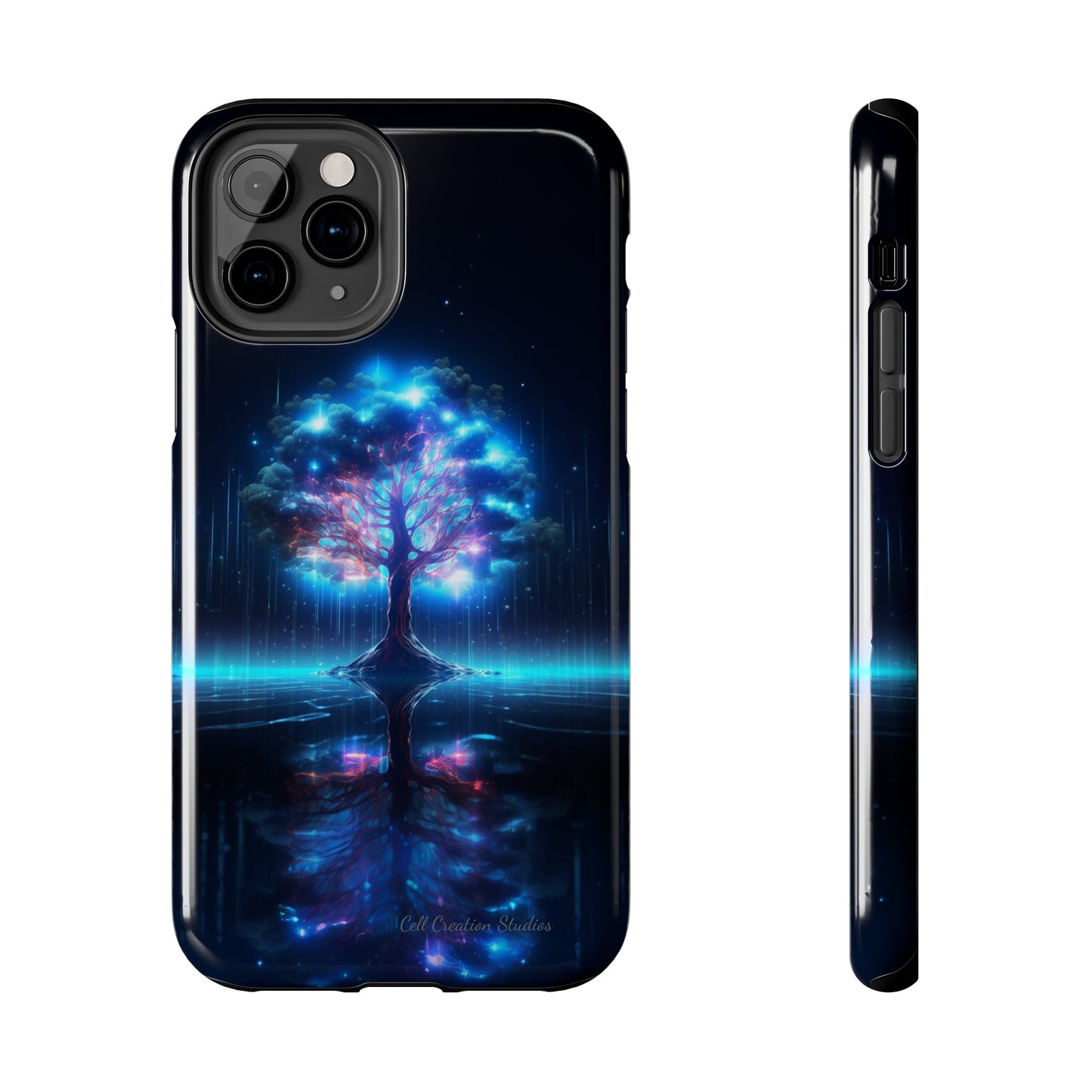 Introducing the "Luminous Tree" Cell Phone Case – Illuminate Your Style with Nature's Glow -Tough Phone Cases