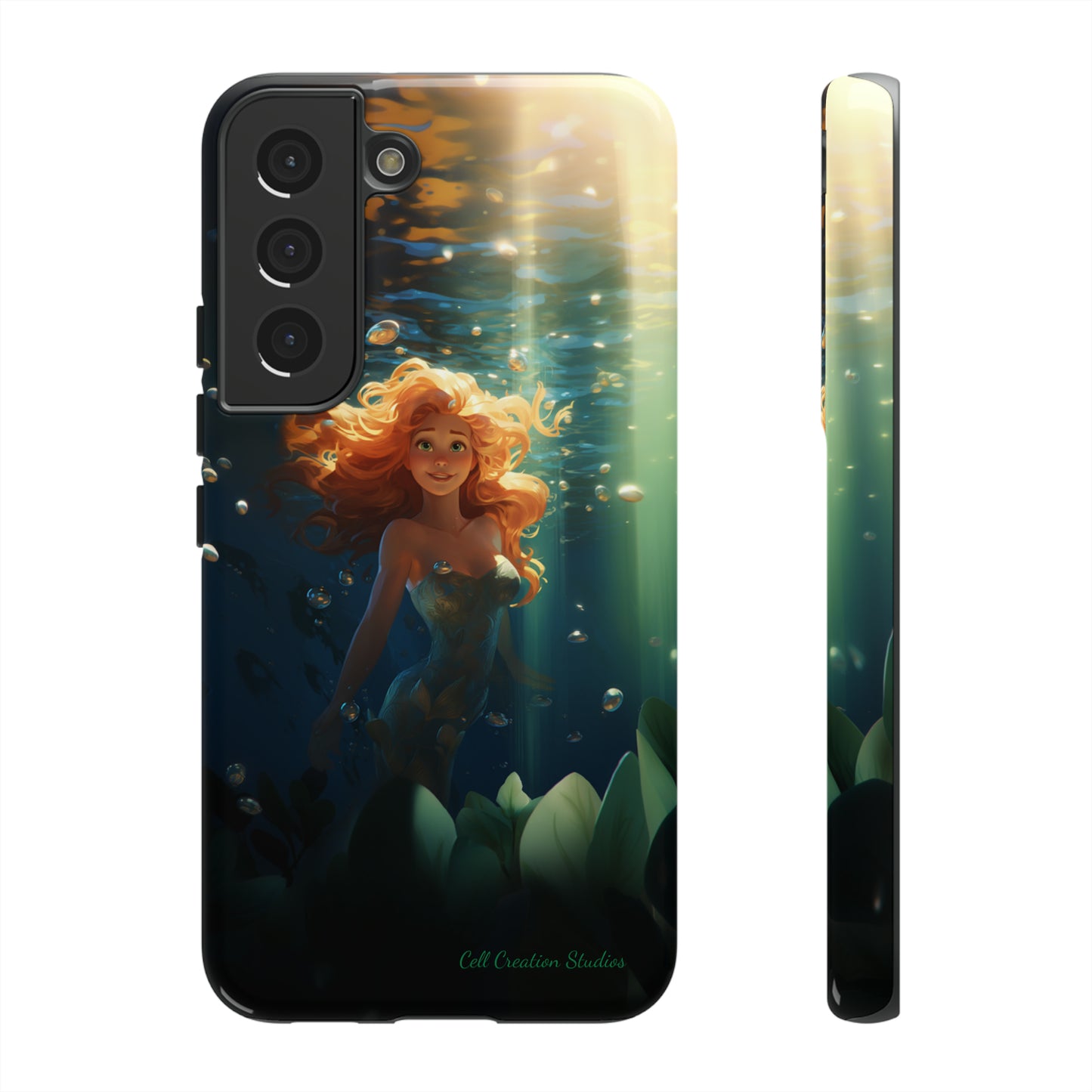 Dive into Enchantment with Our "Ariel Little Mermaid" Phone Case -Tough Cases