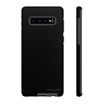 "Stealth Black Defender" -Tough Samsung Phone Cases