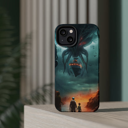 Introducing the "Extraterrestrial Resonance" Cell Phone Case – Unveil the Unseen! -MagSafe Tough Cases