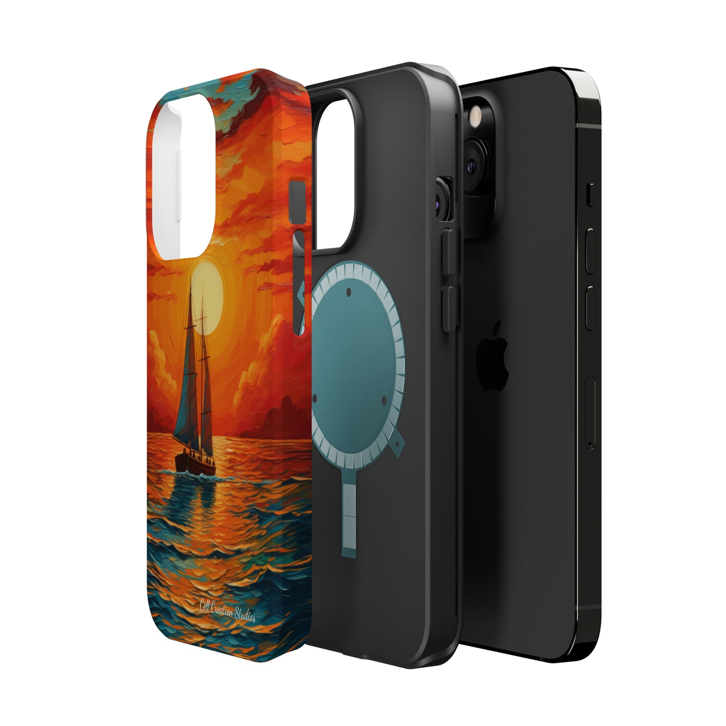 "Sailboat Sunset" - MagSafe Tough iPhone Cases