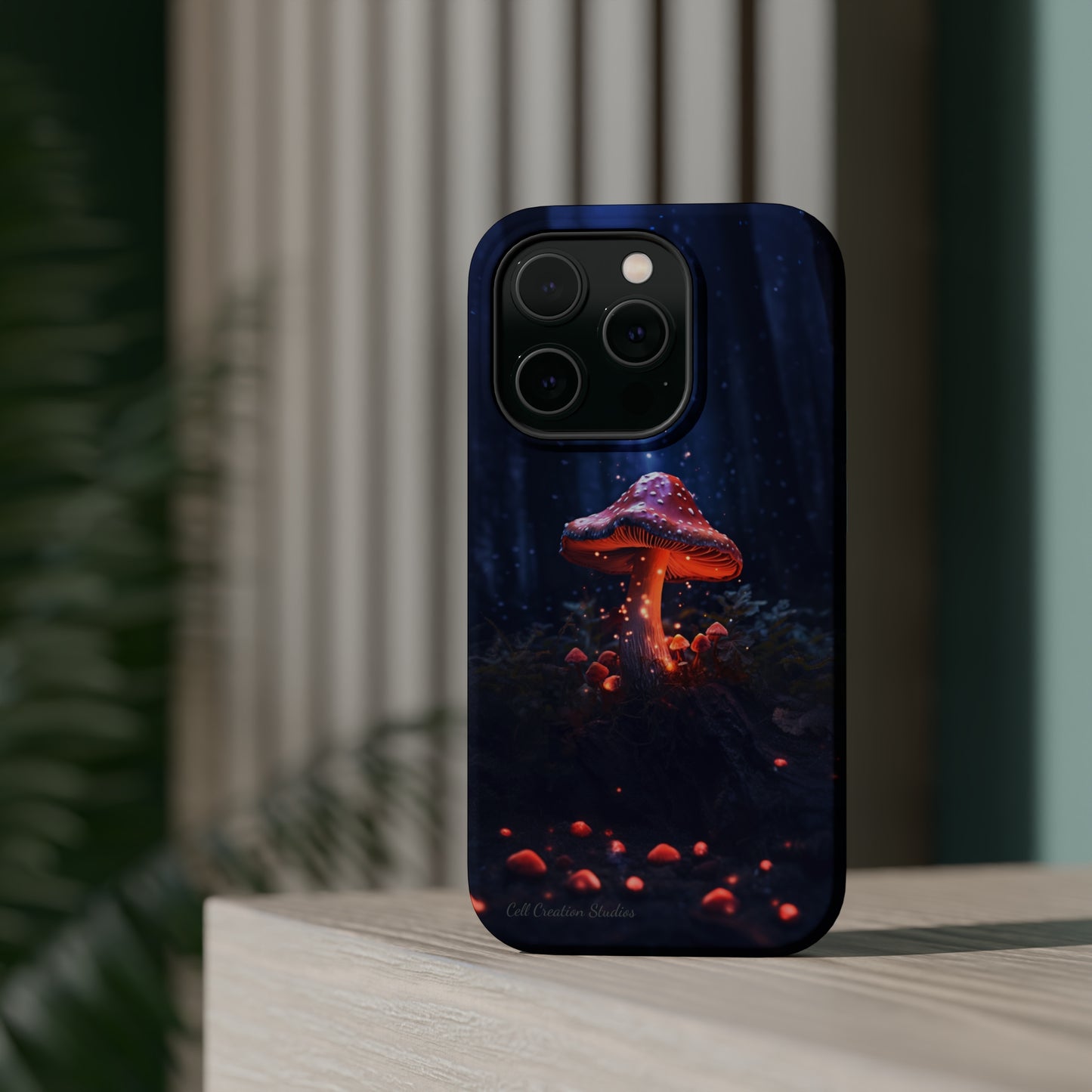 Introducing the "Enchanted Magic Mushroom" Cell Phone Case – Unveil the Mystical Realm -MagSafe Tough Cases