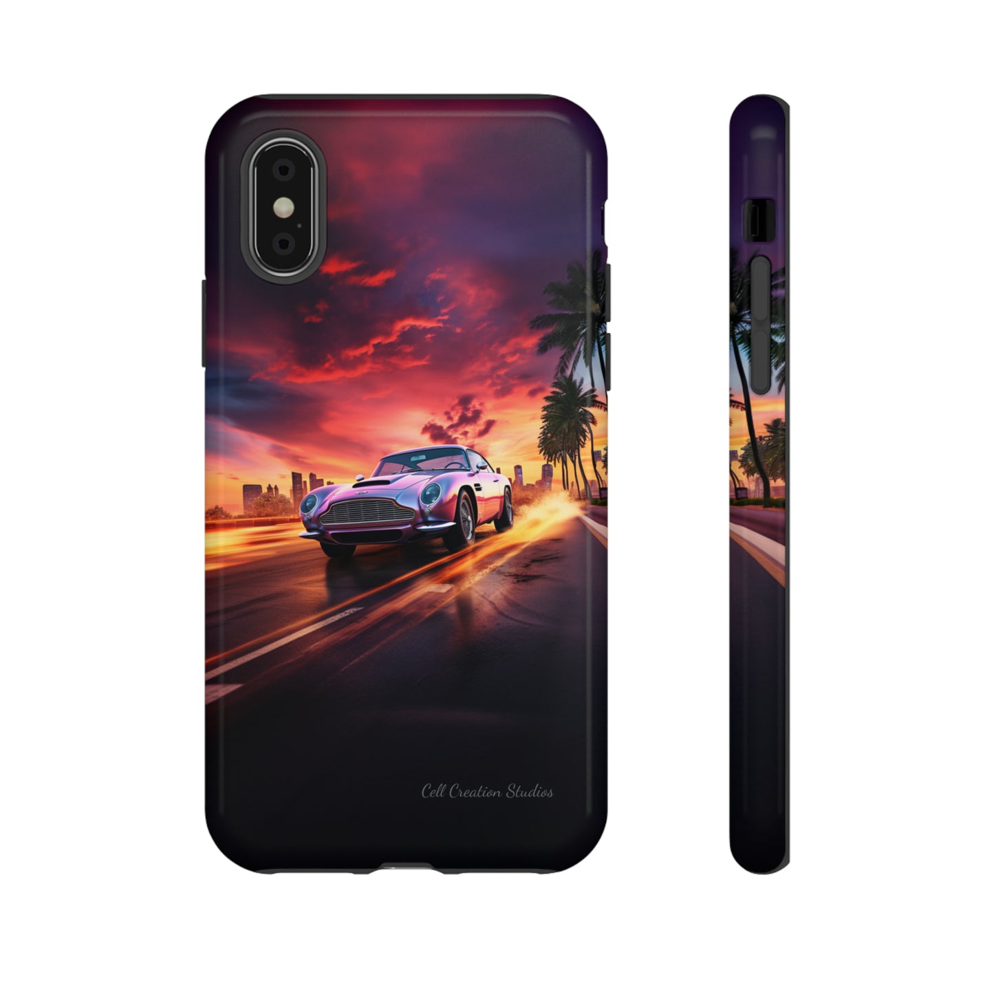 "Silver Aston Martin Racing" -Tough iPhone Cases