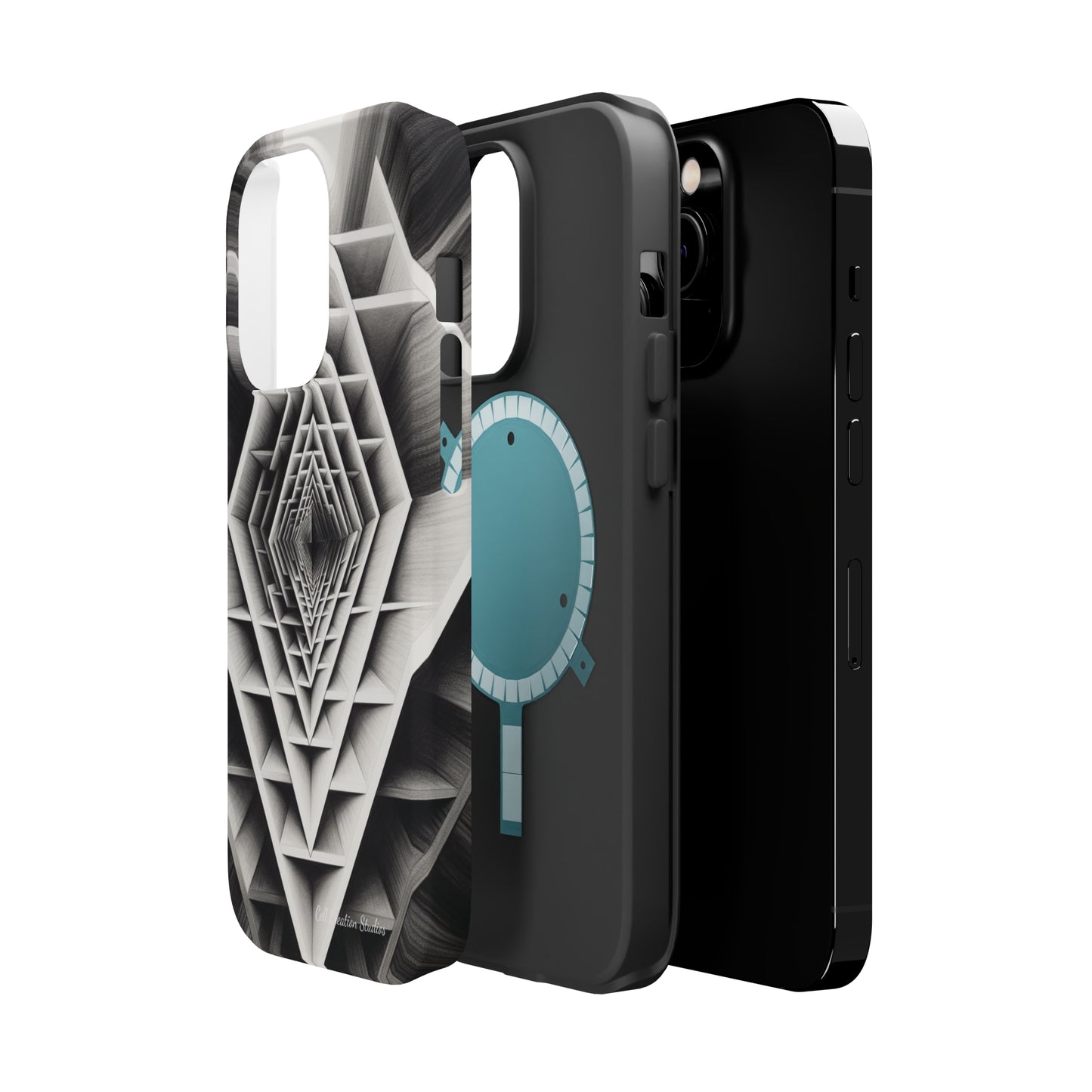 The "Geometric Triangle" Cell Phone Case -MagSafe Tough Cases