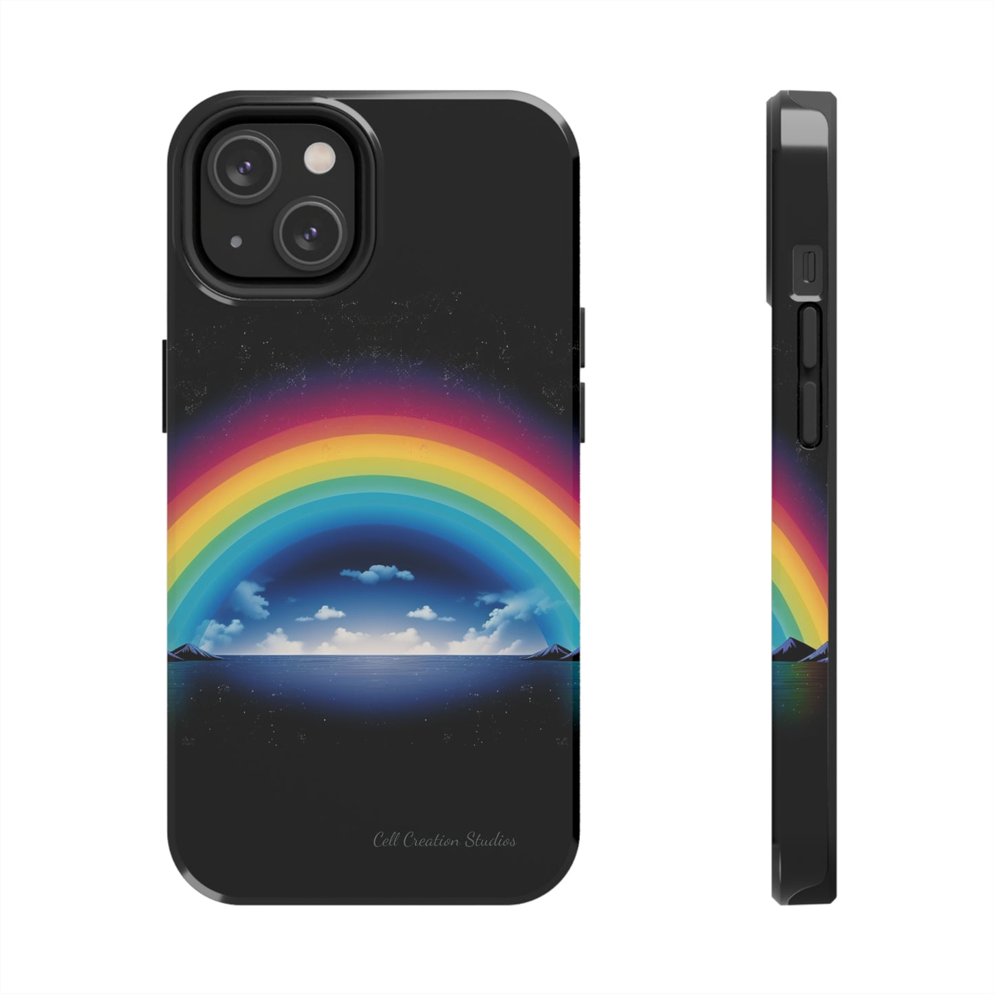 "Vibrant Skies: Rainbow Sunset" Cell Phone Case -Tough Phone Cases