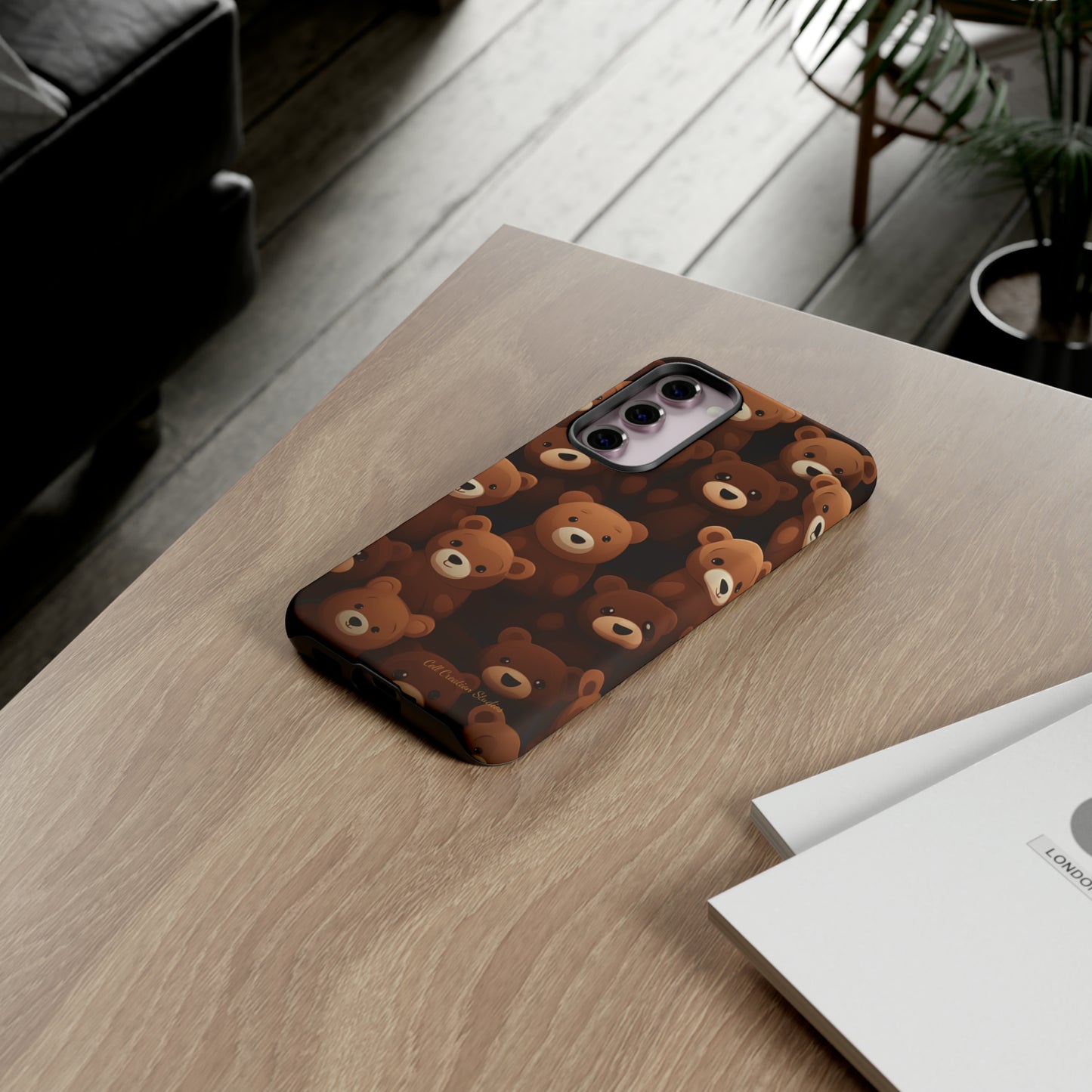 "Bear Hug Haven" -Tough Phone Cases