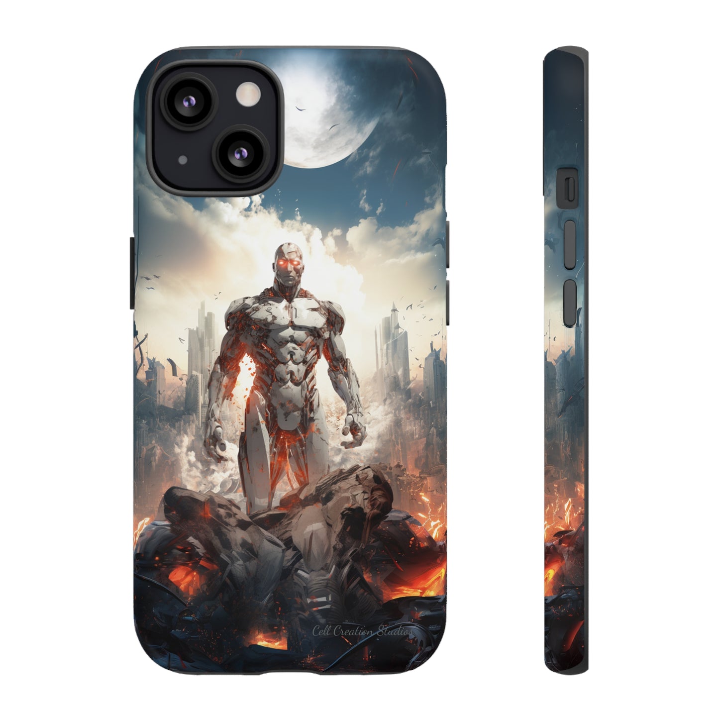 Introducing the "Cyber Guardian" Cell Phone Case – Embrace Futuristic Heroism -Tough Cases