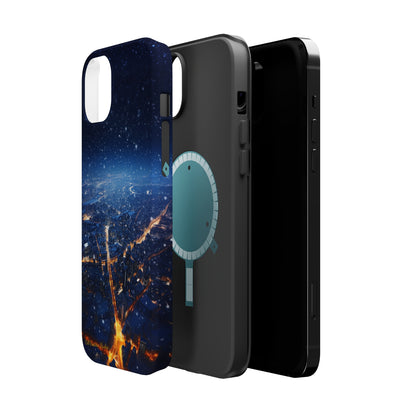 "Urban Snowfall Glow" -MagSafe Tough iPhone Cases