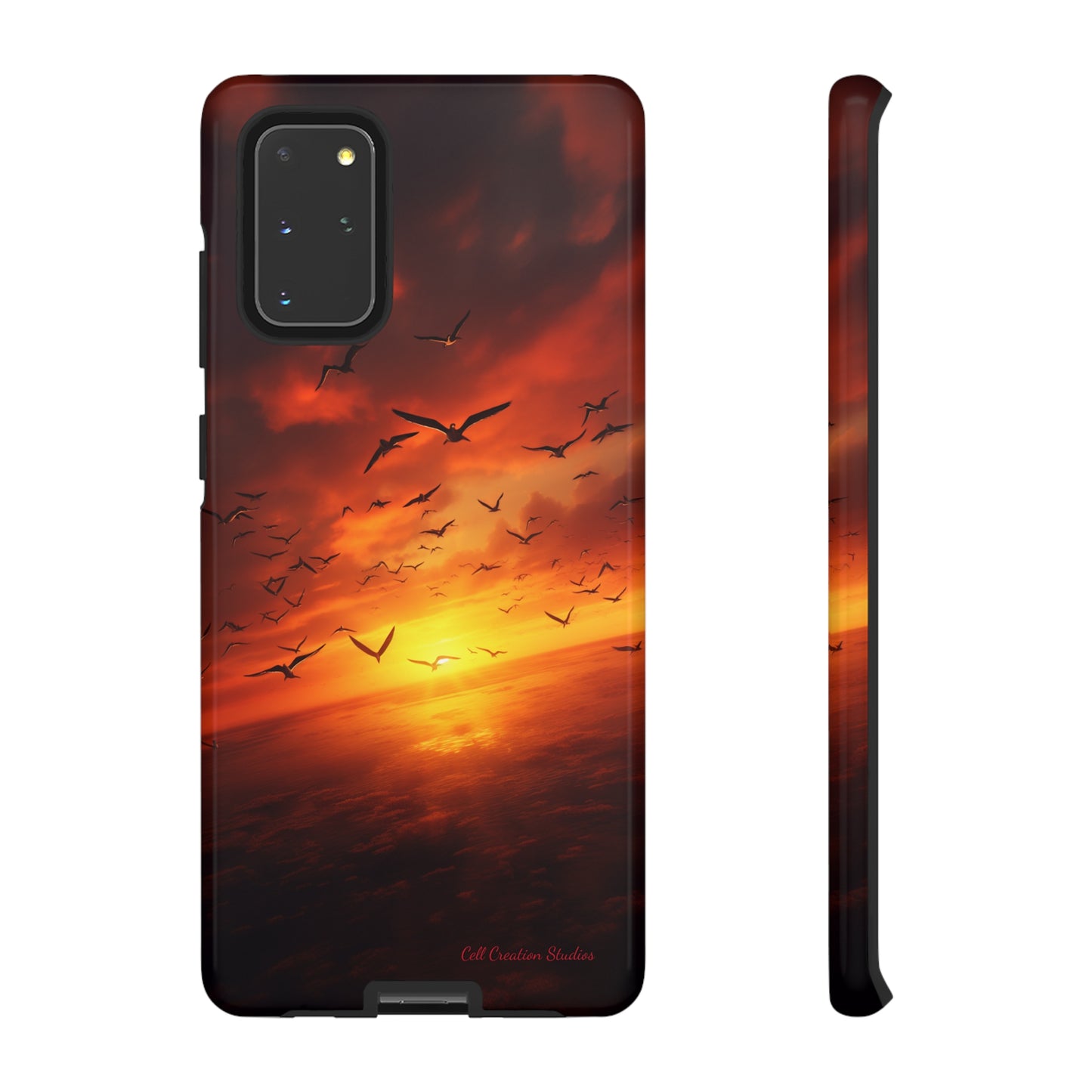 Introducing the "Sunset Soar" Cell Phone Case – Embrace Freedom and Beauty -Tough Cases