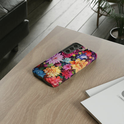 Introducing the "Blossom Beauty" Cell Phone Case – Elevate Your Style with Floral Charm -Tough Cases