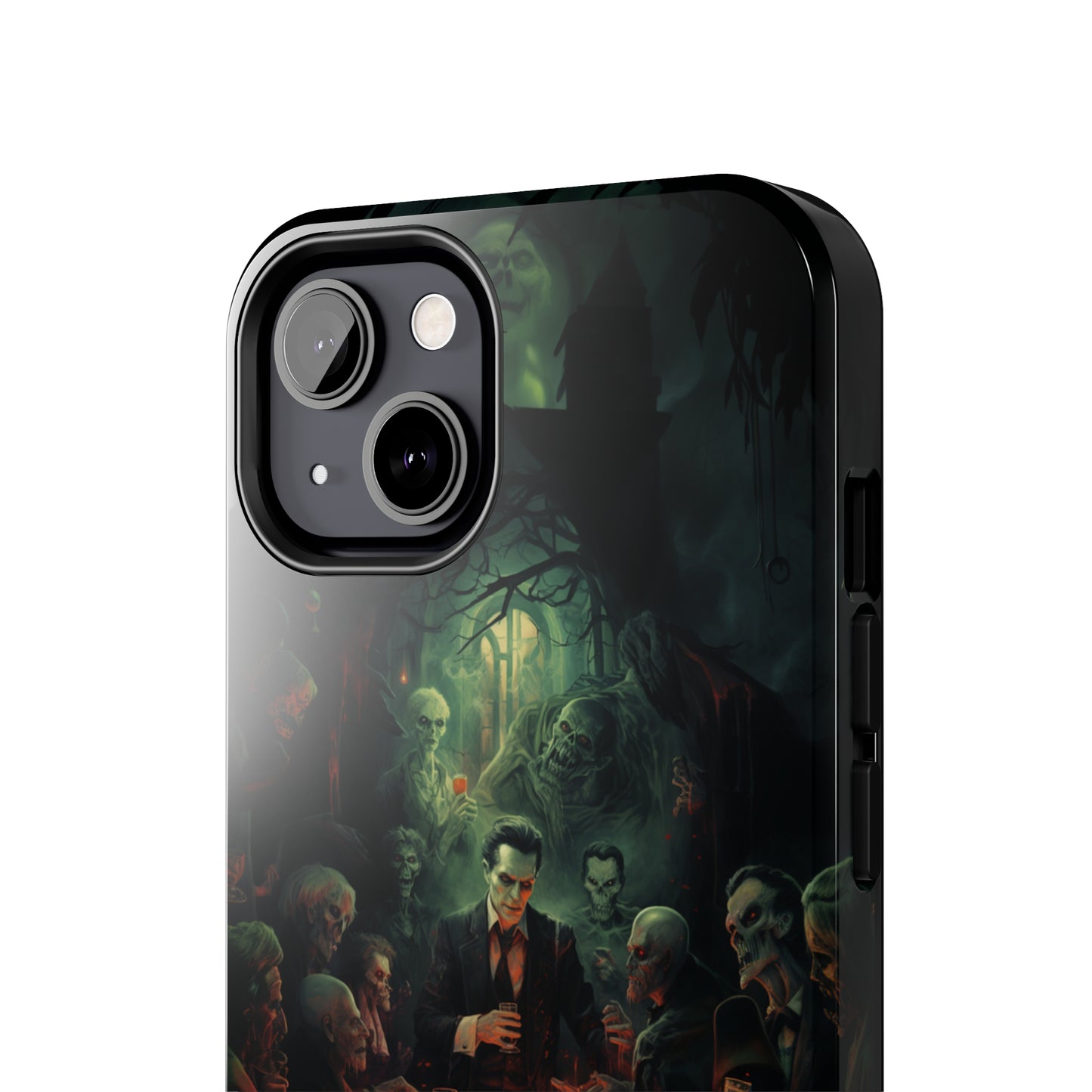 Introducing the "Ghoulish Gala" Cell Phone Case – Dracula's Halloween Soiree -Tough Phone Cases