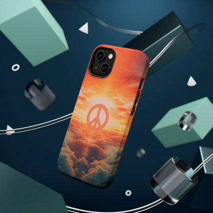 Introducing the "Sky Peace" Cell Phone Case – Carry Tranquility in Your Pocket -MagSafe Tough Cases