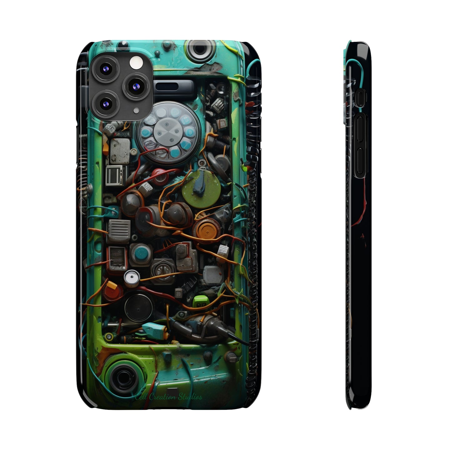 Introducing the "Mechanical Wonders" Cell Phone Case – Peek Inside with Intricate Cell Phone Inner Workings -Slim Phone Cases