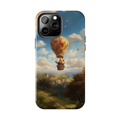 Introducing the "Winnie-The-Pooh's Balloon Adventure" Cell Phone Case – Soar to New Heights in Style -Tough Phone Cases