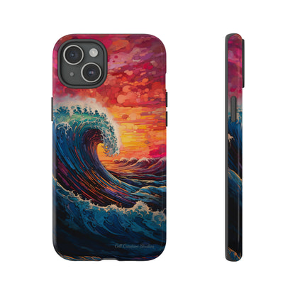 "Colorful Ocean Wave" Cell Phone Case -Tough Cases