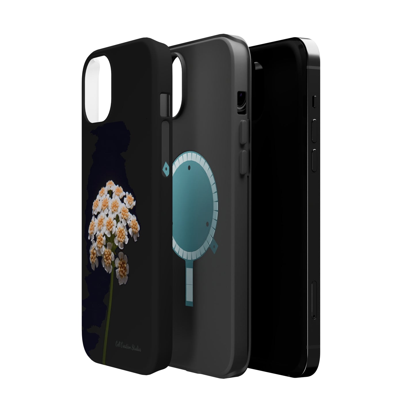 "Elegant Yarrow Bloom" Phone Case -MagSafe Tough Cases