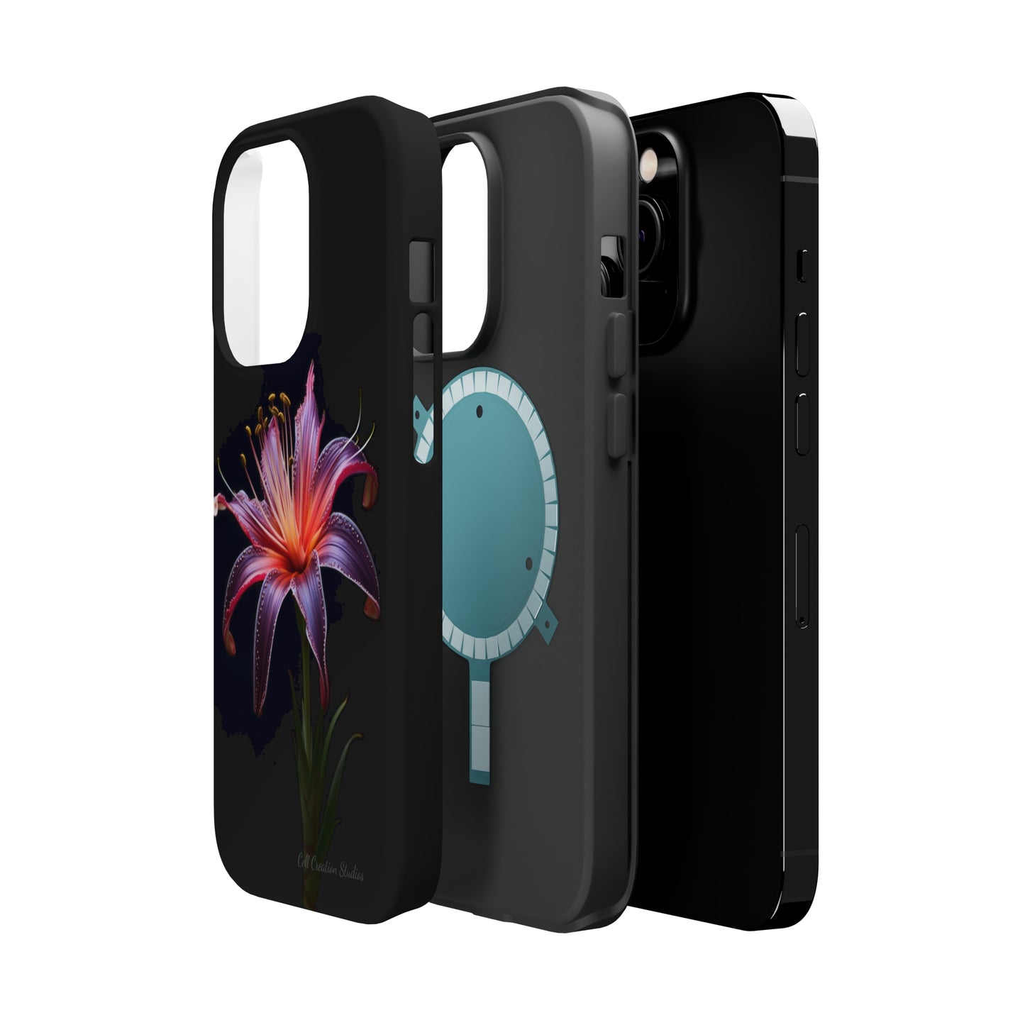 "Vibrant Purple Lily" Phone Case -MagSafe Tough Cases