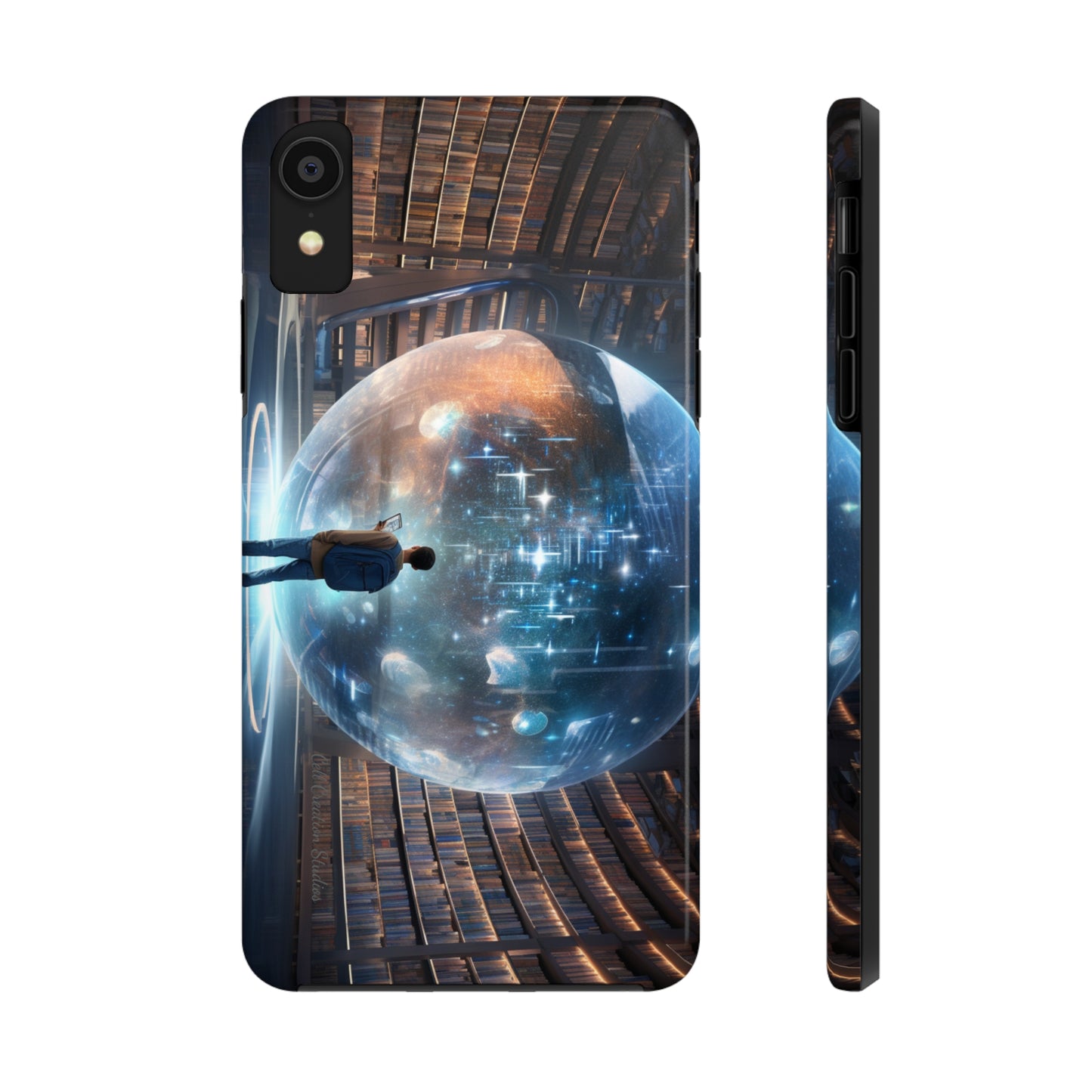 Introducing the "Library Luminary" Cell Phone Case – Where Knowledge Meets Mystery -Tough Phone Cases