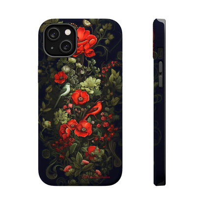 "Floral Serenade Elegance" -MagSafe Tough iPhone Cases