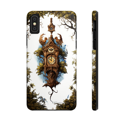 Introducing the "Timeless Charm Cuckoo Clock" Cell Phone Case – Embrace Vintage Elegance -Tough Phone Cases