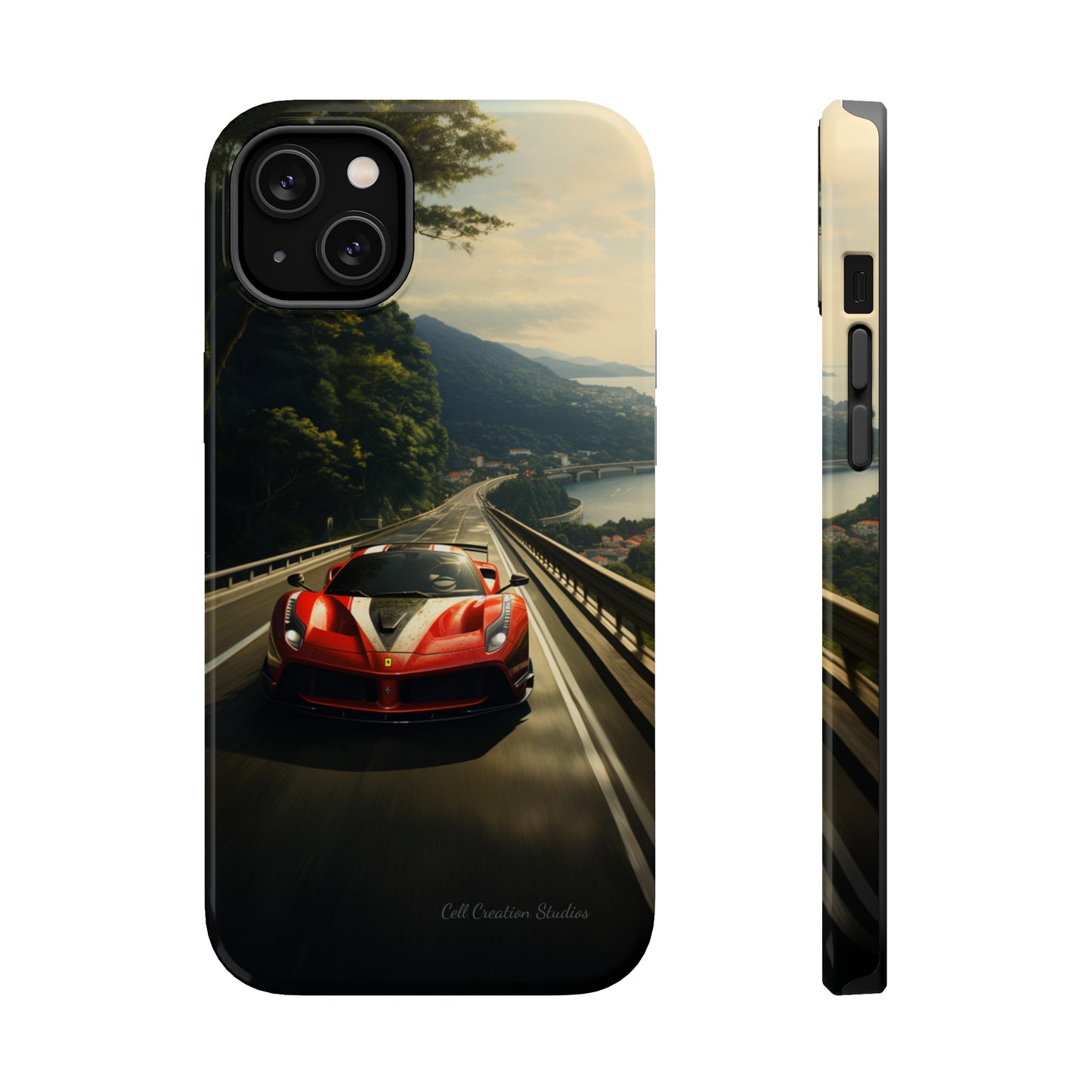 "Tropical Thrill Ferrari Edition" -MagSafe Tough iPhone Cases