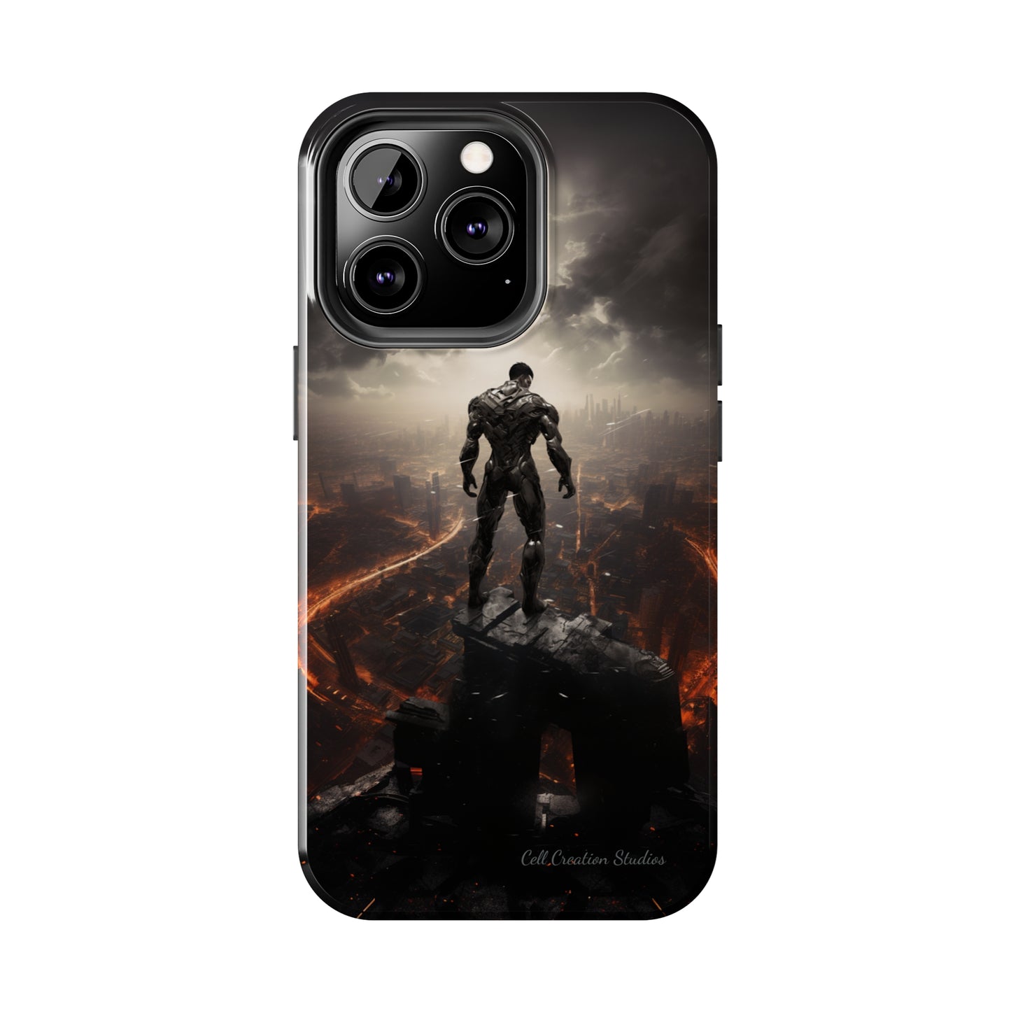 Introducing the "Cyber Guardian" Cell Phone Case – Embrace Futuristic Heroism -Tough Phone Cases