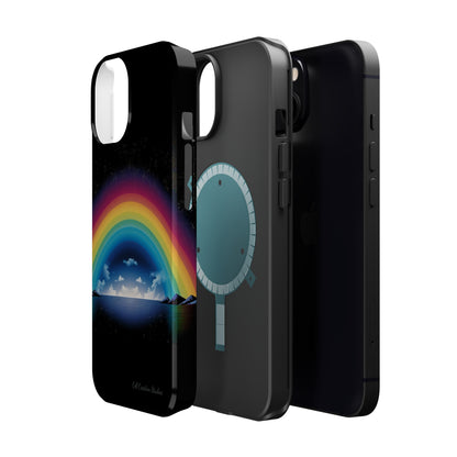 "Vibrant Skies: Rainbow Sunset" Cell Phone Case -MagSafe Tough Cases