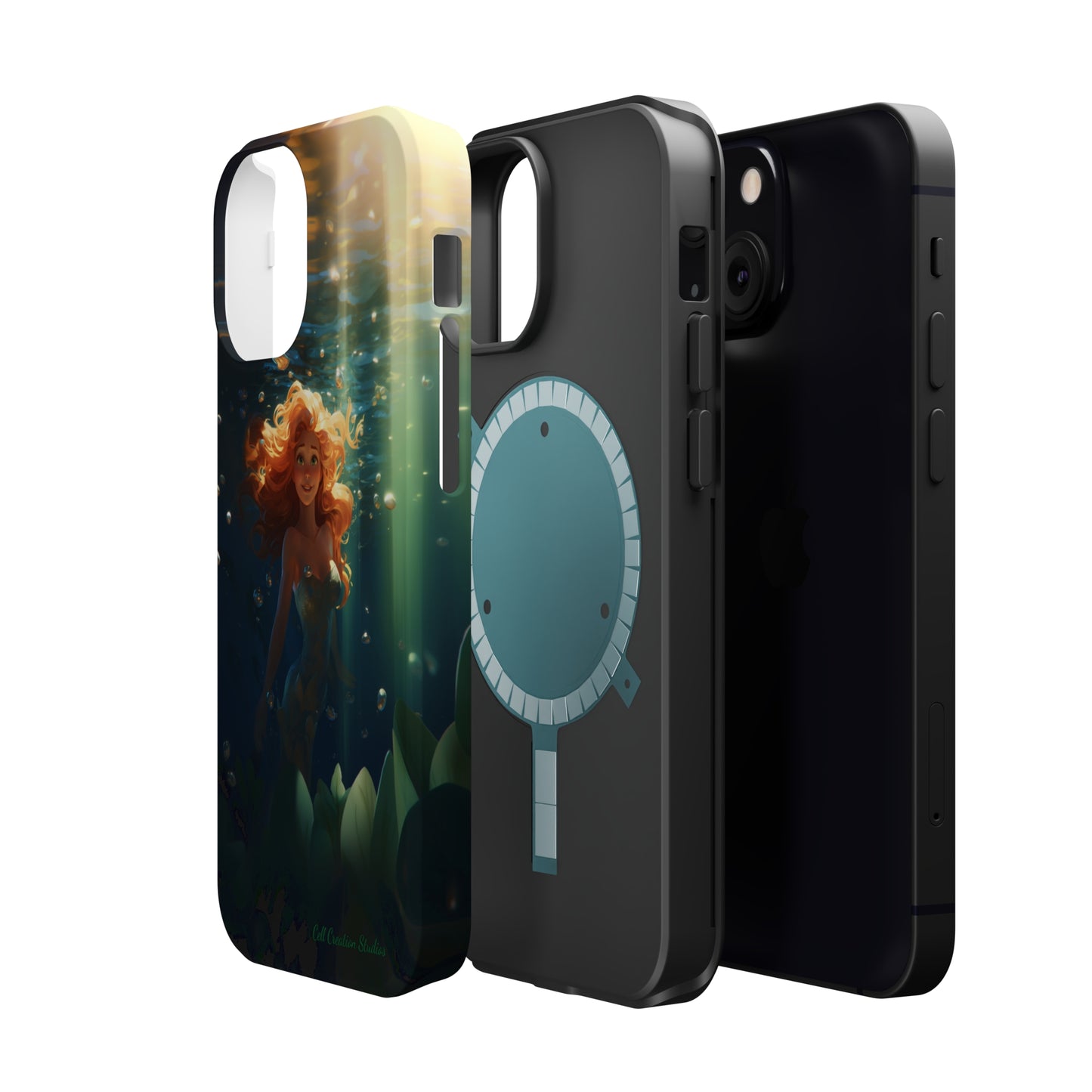 Dive into Enchantment with Our "Ariel Little Mermaid" Phone Case -MagSafe Tough Cases