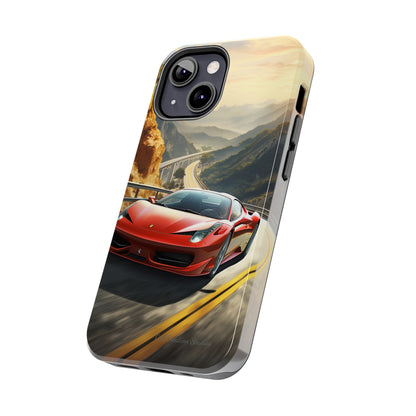 "Mountain Majesty Ferrari Edition" -Tough iPhone Cases