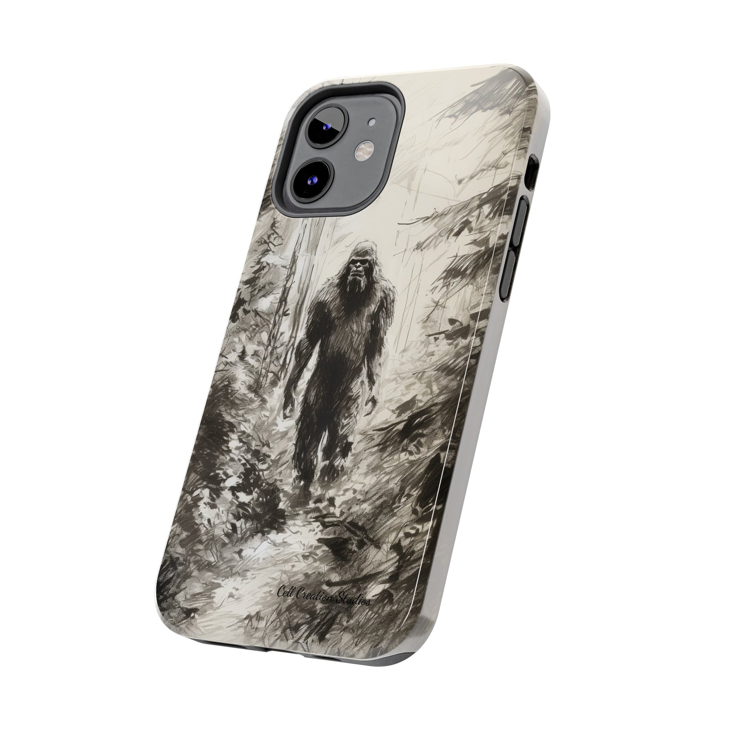 "Bigfoot in the Wilderness" Cell Phone Case – Encounter Bigfoot's Mystery -Tough Phone Cases