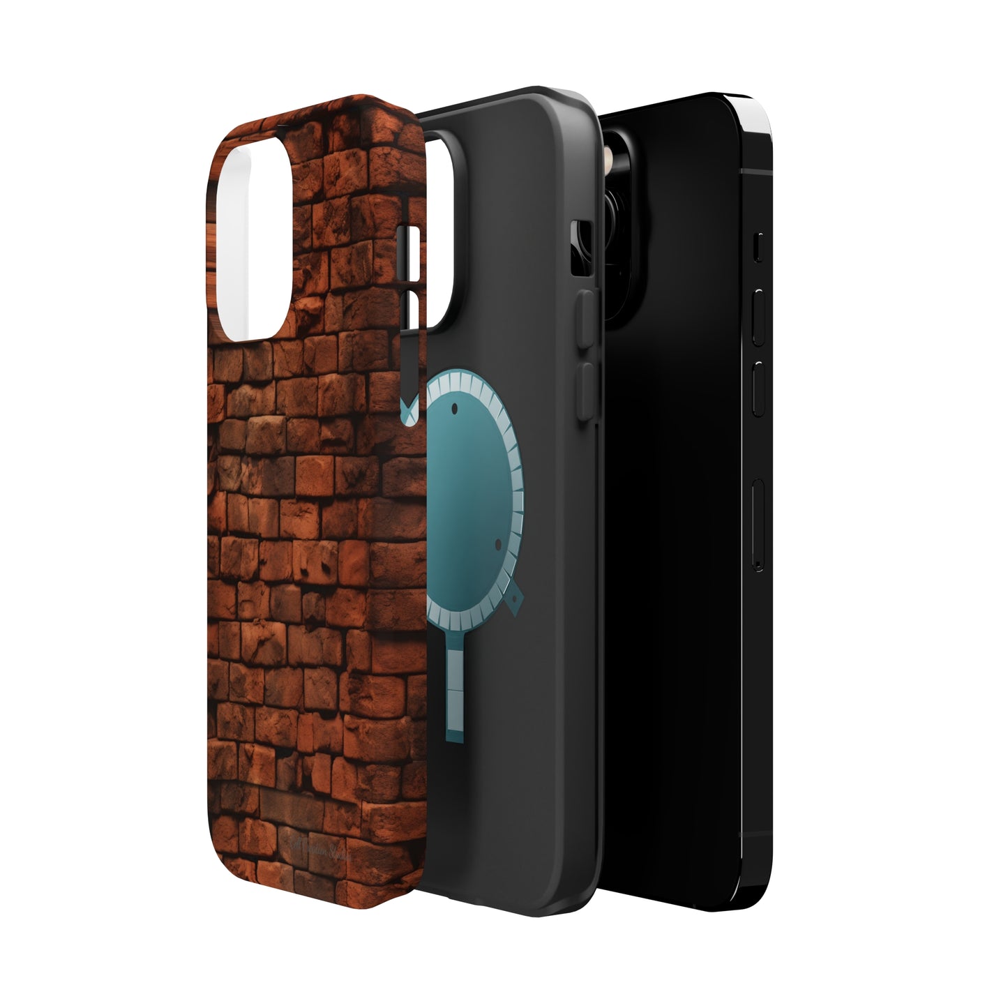 Introducing our "Urban Brick Wall" Cell Phone Case – the perfect blend of urban style and device protection -MagSafe Tough Cases