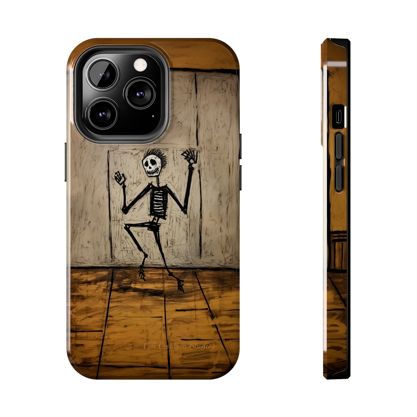 "Groovy Bones Skeleton" -Tough iPhone Cases