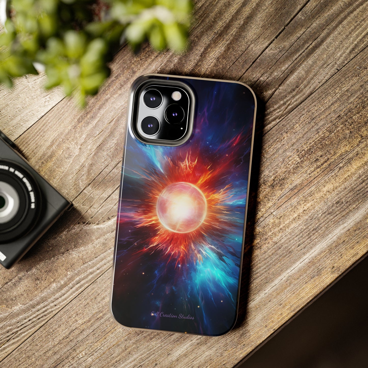 Introducing the "Stellar Cataclysm" Cell Phone Case – Capture the Cosmic Drama of a Neutron Star Explosion! -Tough Phone Cases